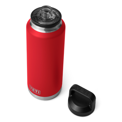 YETI Rambler® 46 oz (1.4 L) Bottle With Chug Cap Rescue Red