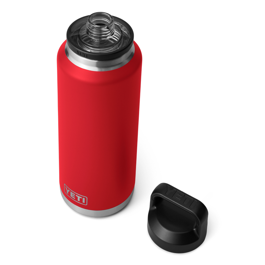 YETI Rambler® 46 oz Fles van 1,4 liter met Chug Cap Rescue Red