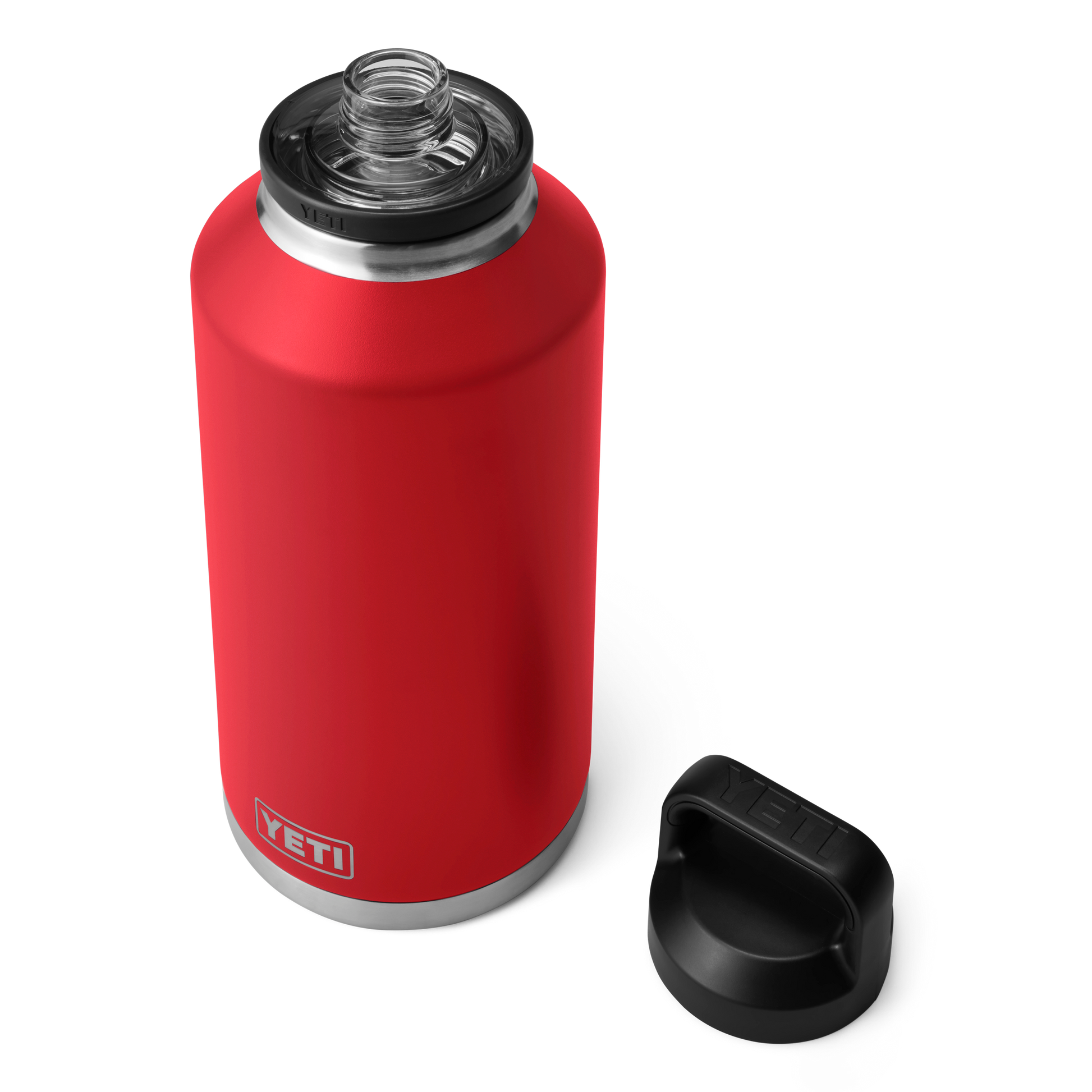 YETI Rambler® 64 oz Fles van 1,9 liter met Chug Cap Rescue Red