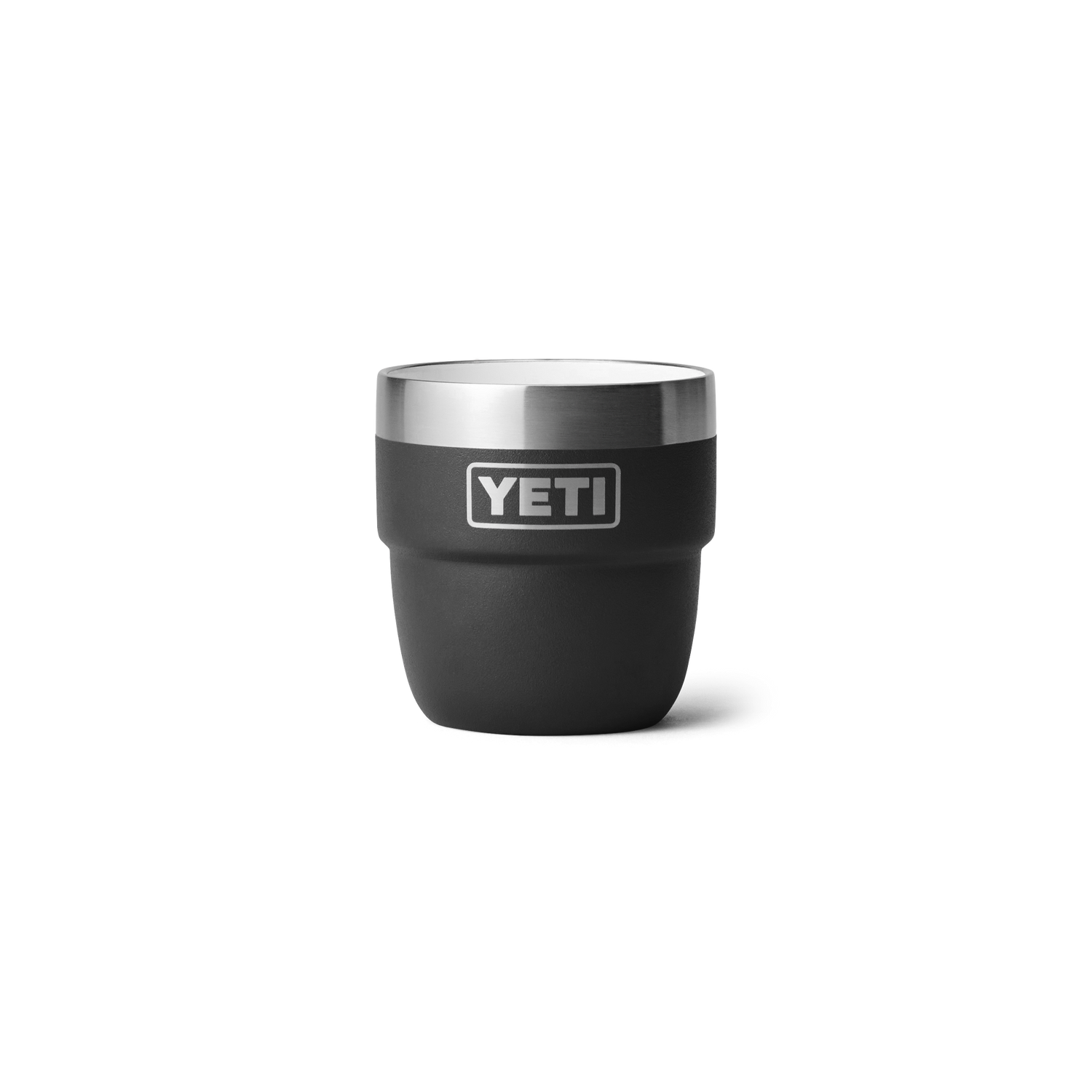 YETI Rambler® 4 oz (118 ml) stapelbare beker Zwart