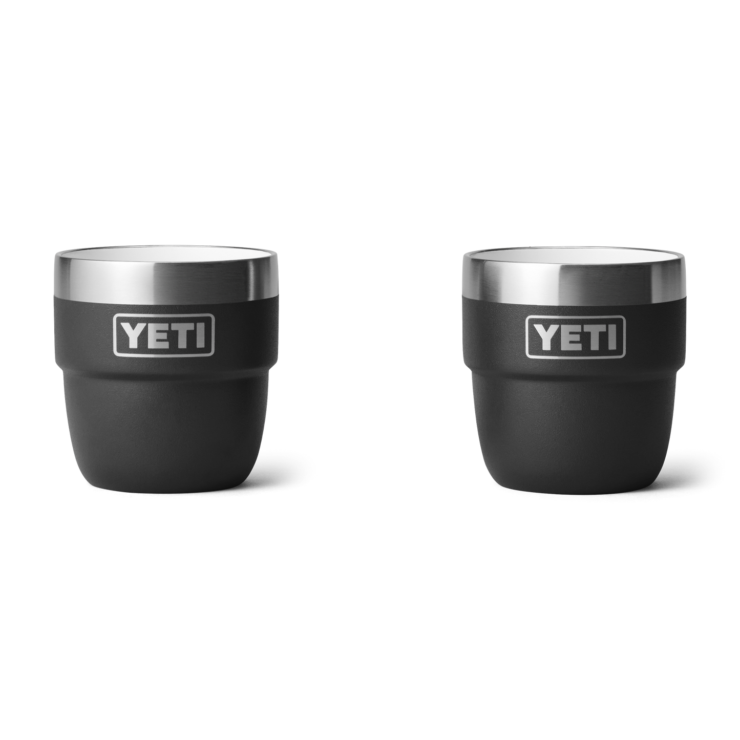 YETI Rambler® 4 oz (118 ml) stapelbare beker Zwart