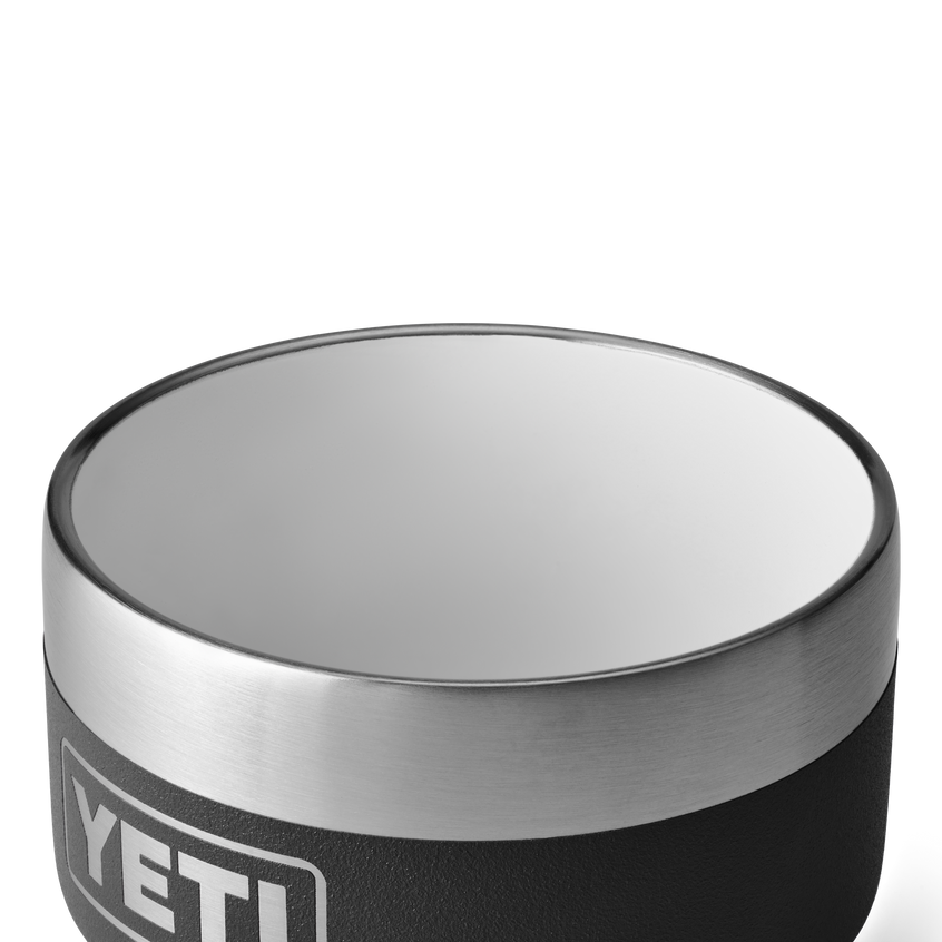 YETI Rambler® 4 oz (118 ml) stapelbare beker Zwart