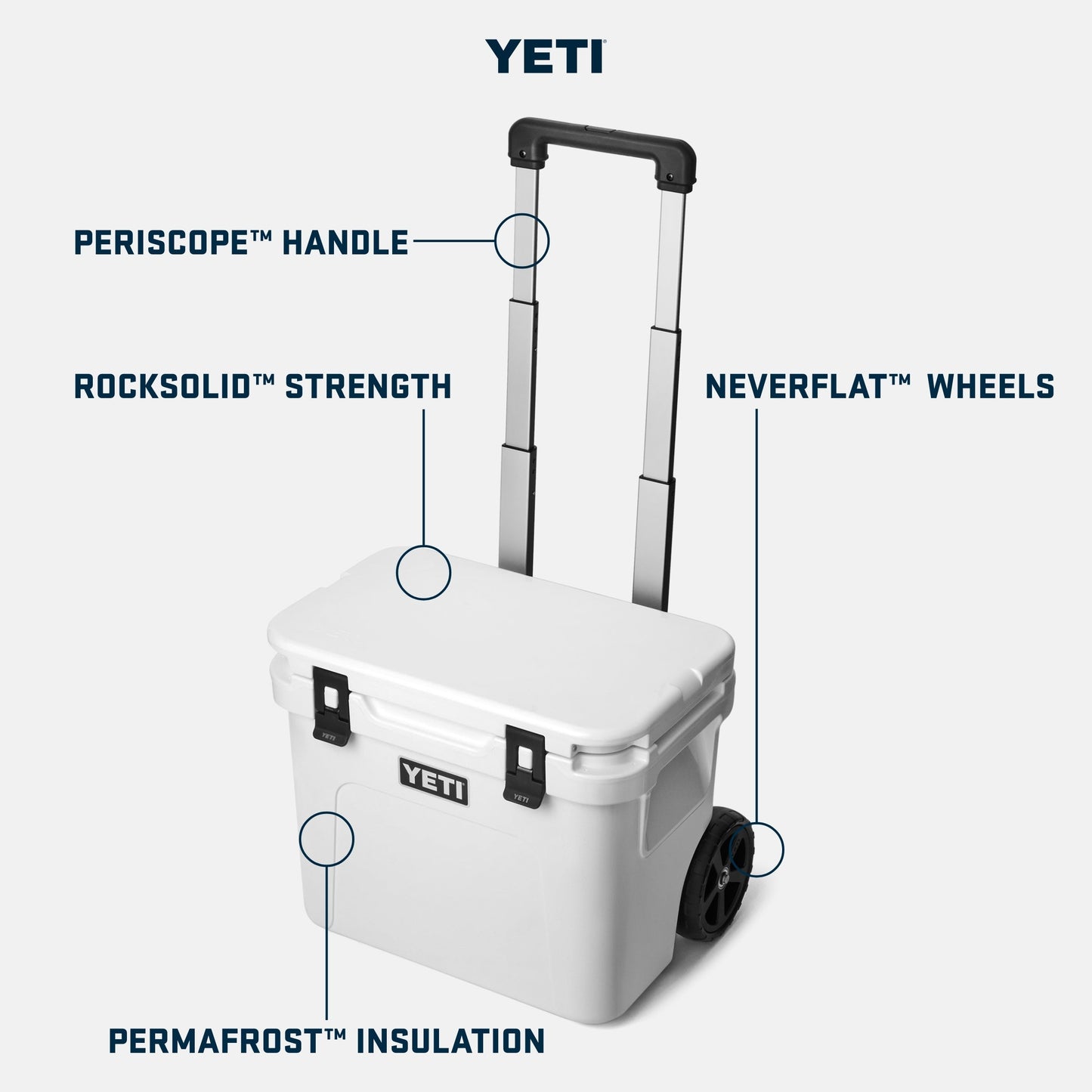 YETI Roadie® 32 koeler op wielen Wit