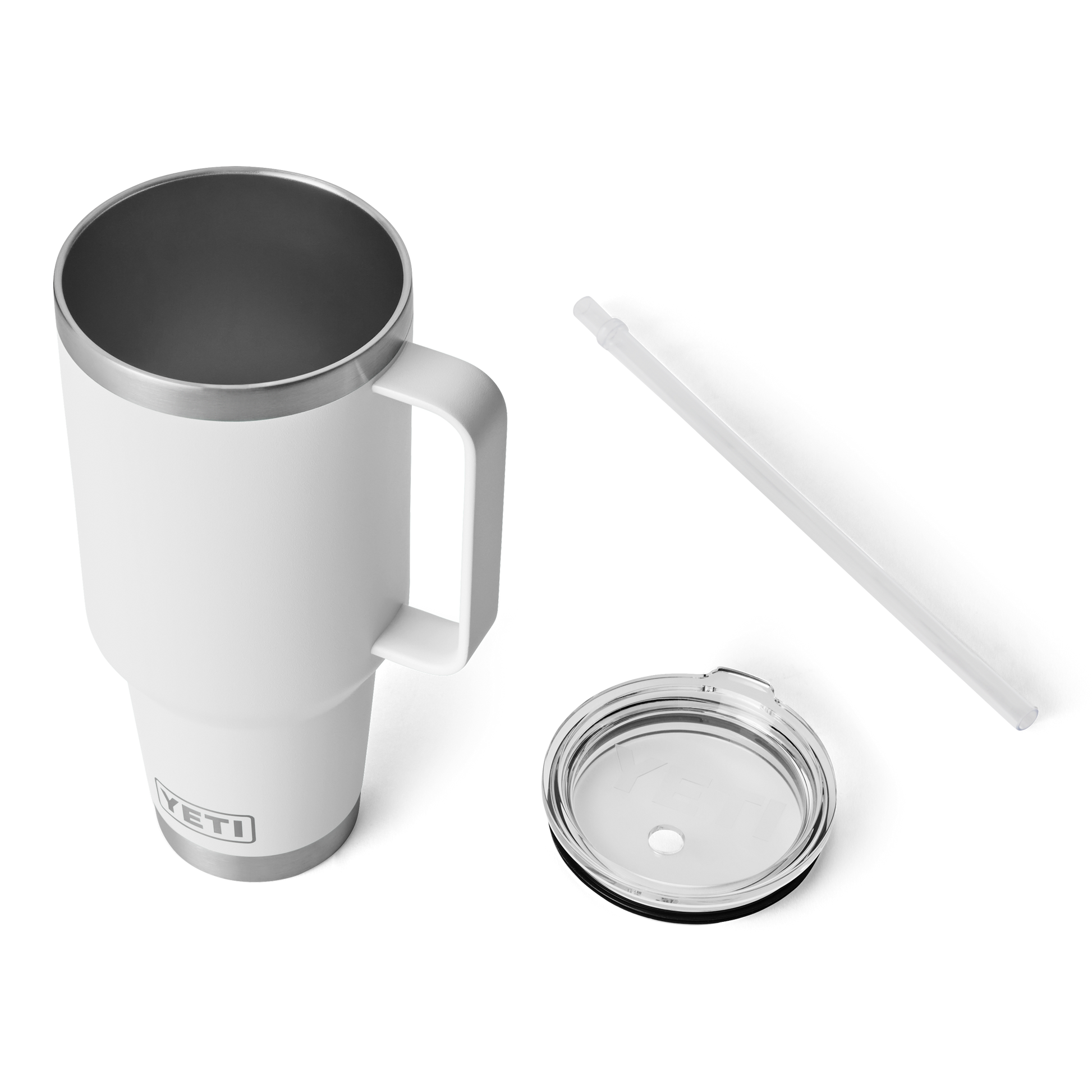 Rambler® Mok Van 42 oz (1242 ml) Met Rietjesdeksel Wit