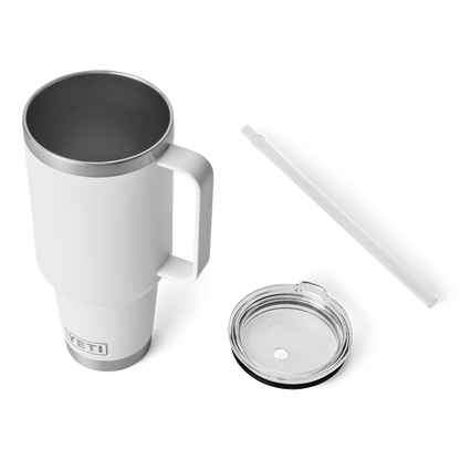 Rambler® Mok Van 42 oz (1242 ml) Met Rietjesdeksel Wit