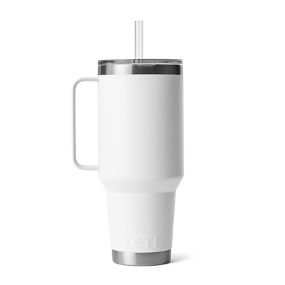 Rambler® Mok Van 42 oz (1242 ml) Met Rietjesdeksel Wit