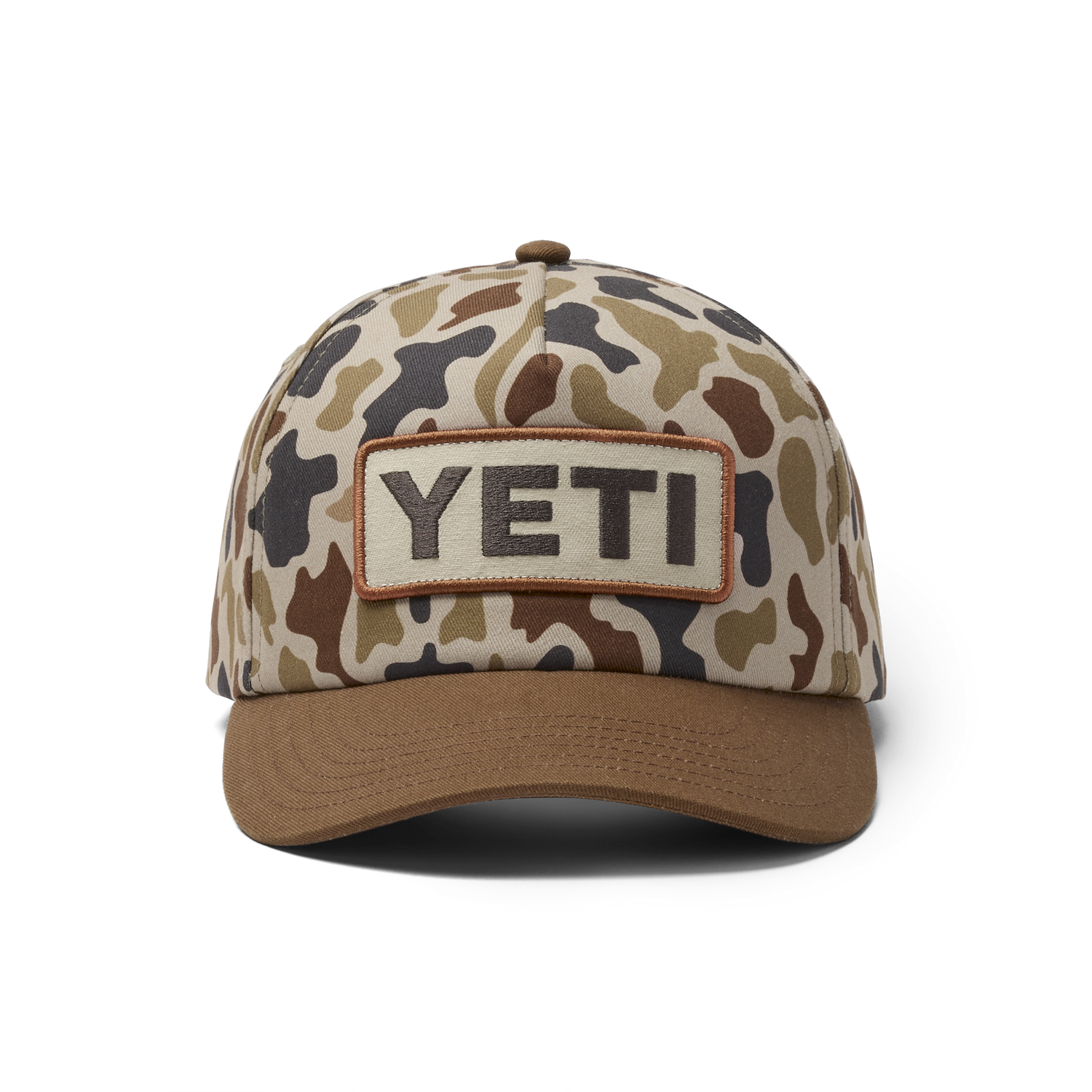 YETI® Wetlands Camo geweven snapback met platte rand