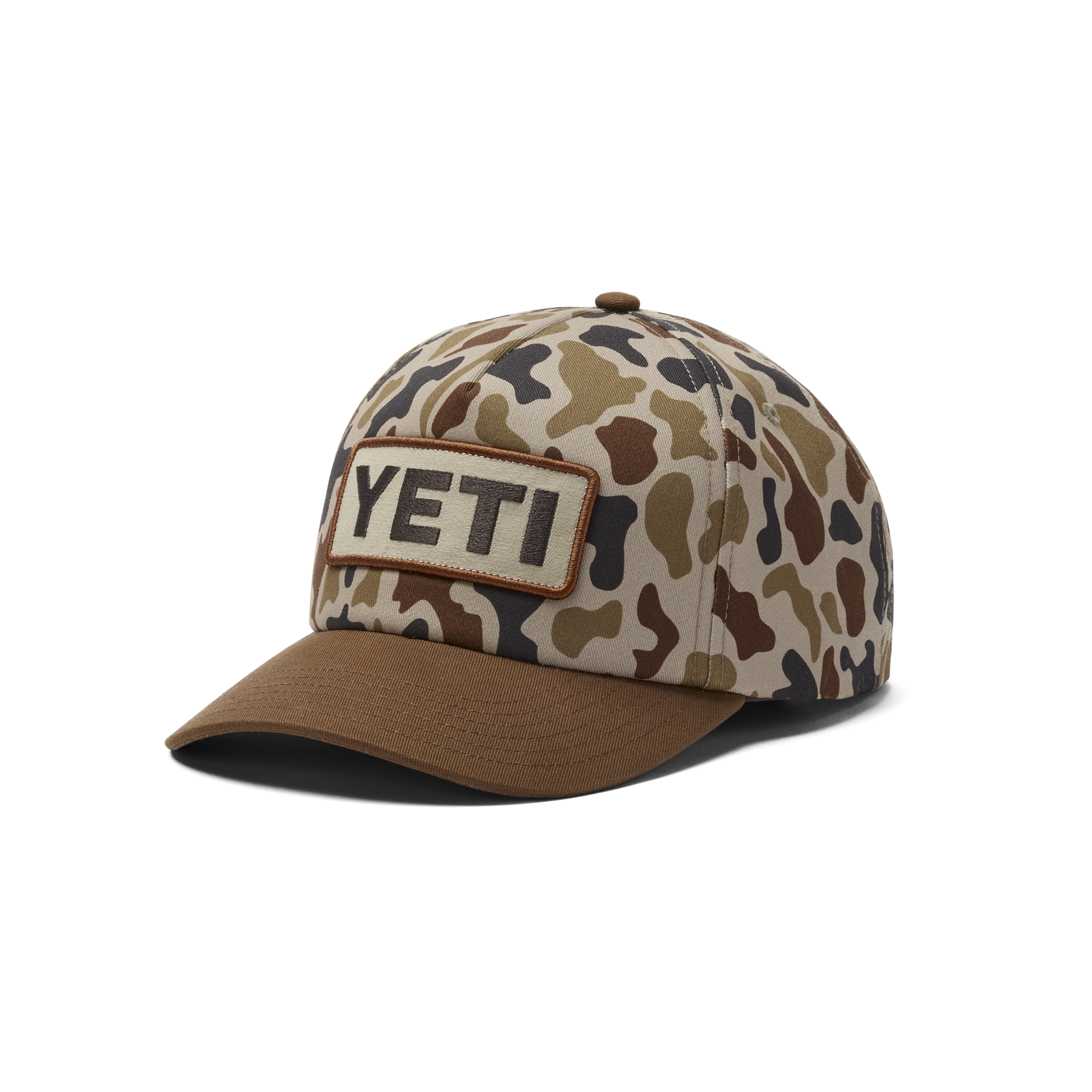 YETI® Wetlands Camo geweven snapback met platte rand