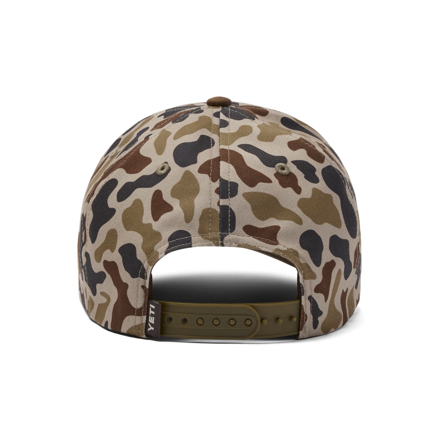 YETI® Wetlands Camo geweven snapback met platte rand