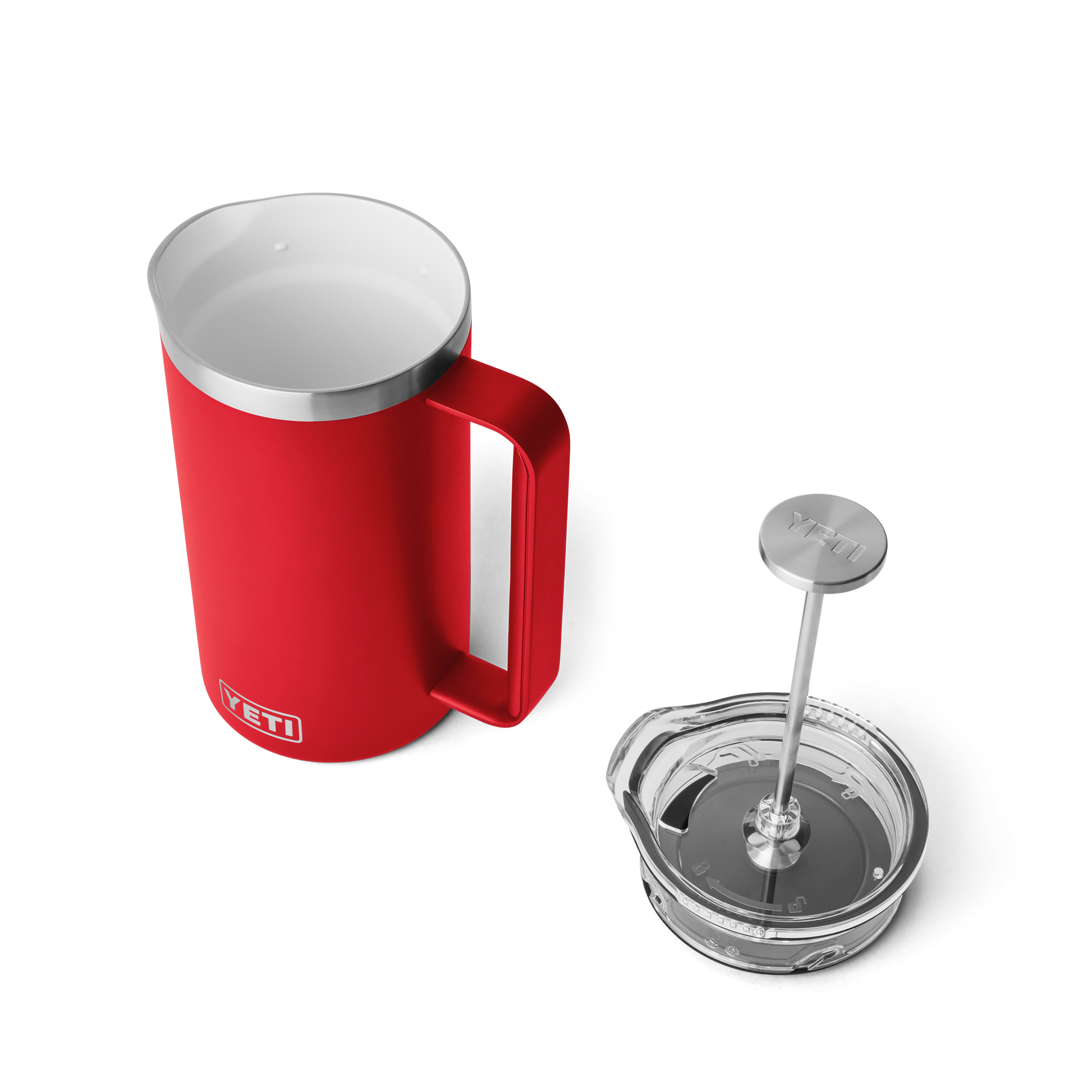 YETI Rambler®-cafetière van 34 oz (1 liter) Rescue Red