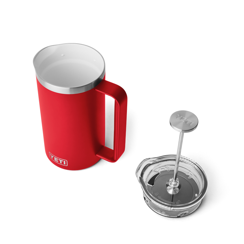 YETI Rambler®-cafetière van 34 oz (1 liter) Rescue Red