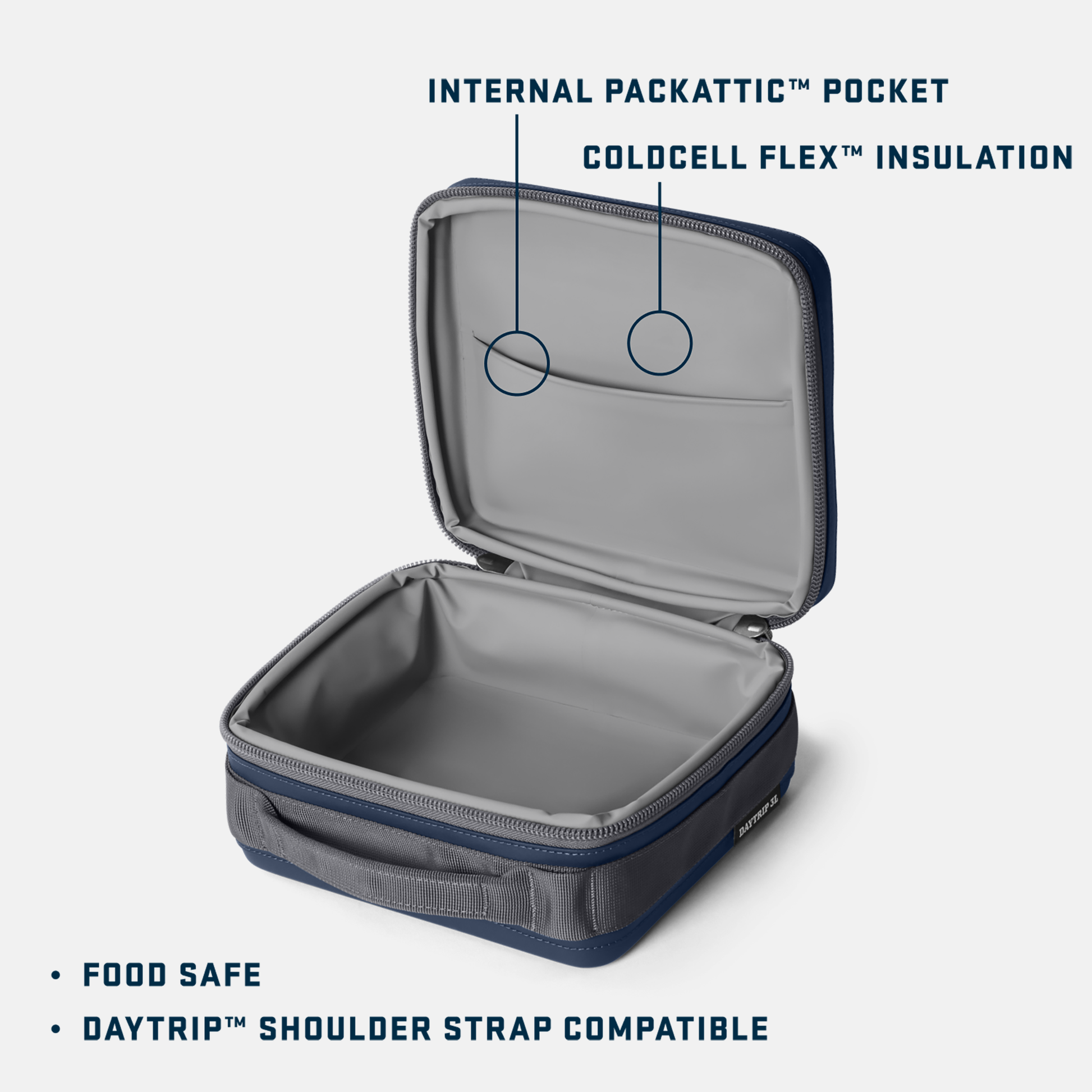 YETIDaytrip® 3 L Lunch Box Charcoal