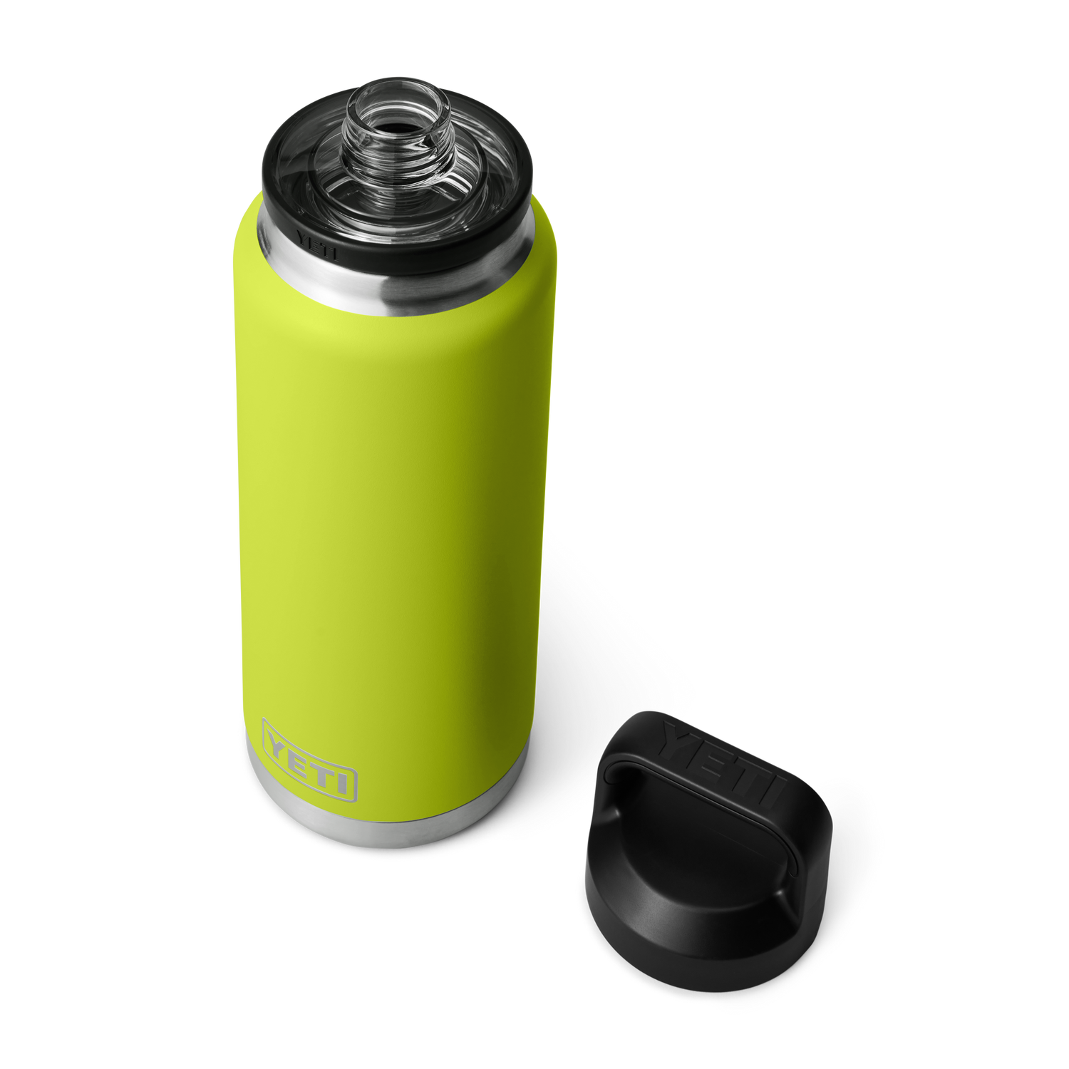 YETI Rambler® 36 oz Fles van 1065 ml met Chug Cap Chartreuse