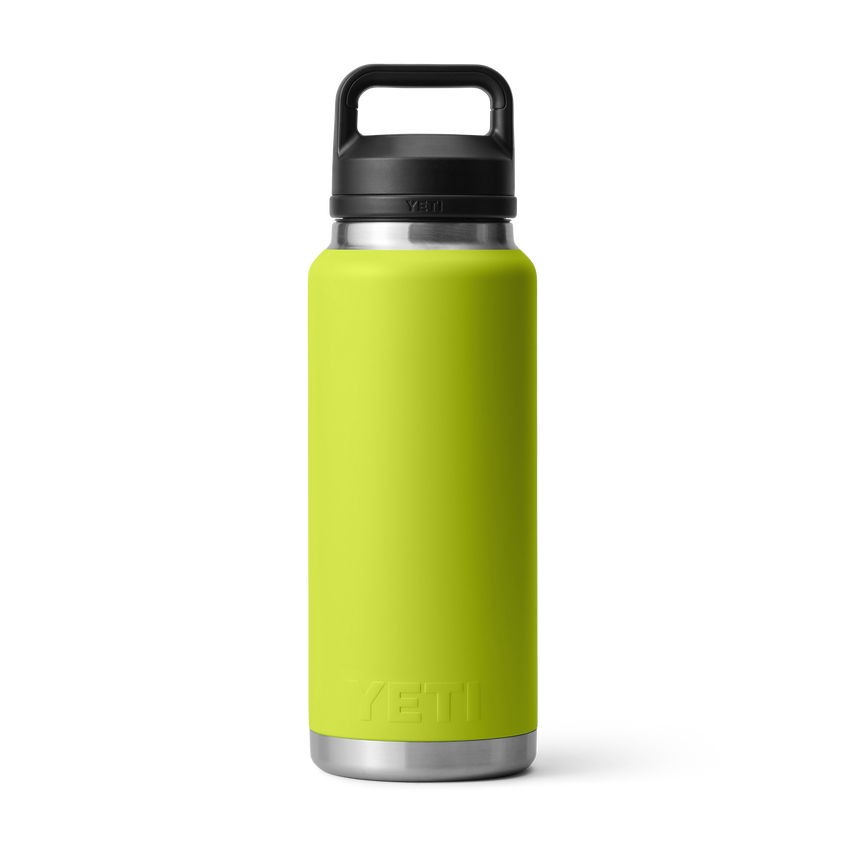 YETI Rambler® 36 oz Fles van 1065 ml met Chug Cap Chartreuse