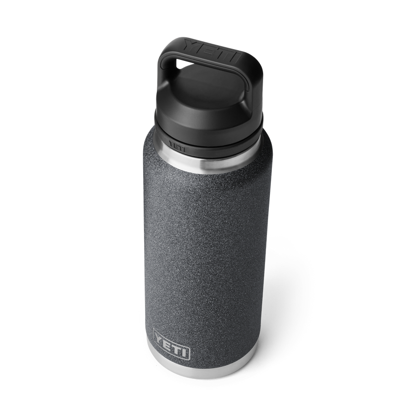 YETI Rambler® 36 oz Fles van 1065 ml met Chug Cap Black Stone
