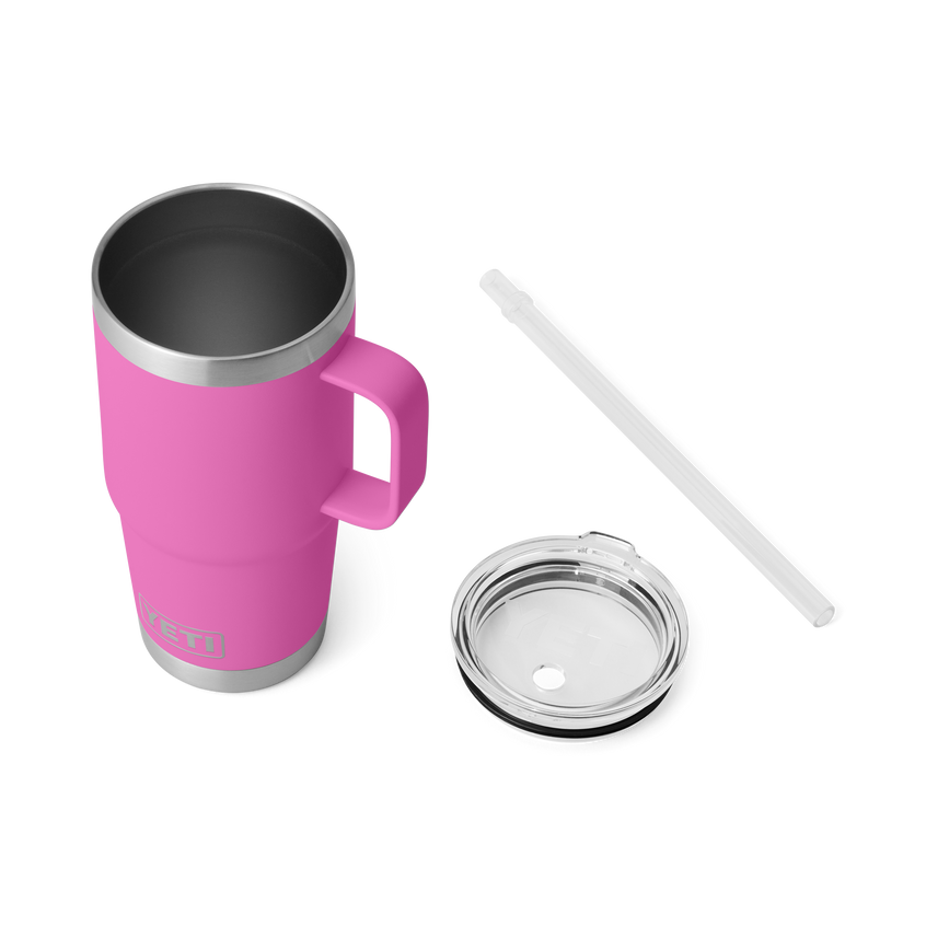 YETI Rambler® Mok Van 25 oz (710 ml) Met Rietjesdeksel Wildflower Fuchsia