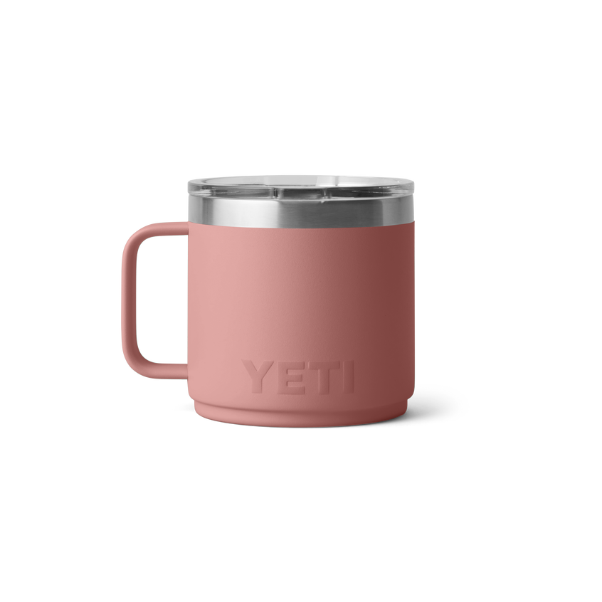 YETI Rambler® 14 oz (414 ml) Stapelbare Mok van Sandstone Pink