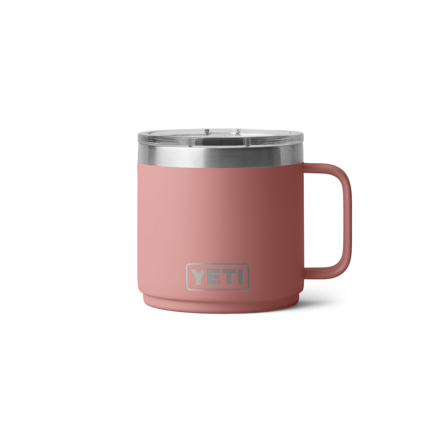 YETI Rambler® 14 oz (414 ml) Stapelbare Mok van Sandstone Pink