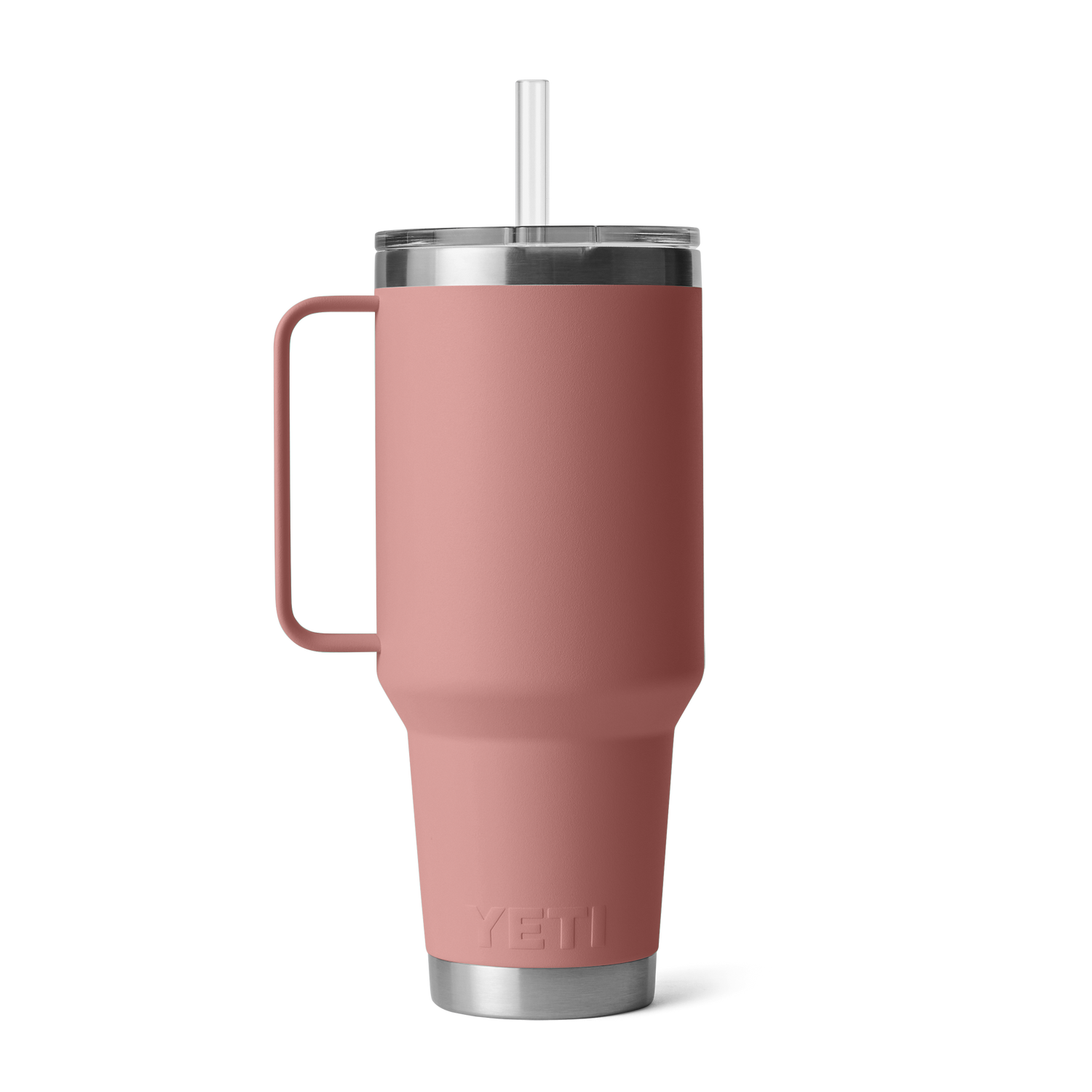 YETI Rambler® Mok Van 42 oz (1242 ml) Met Rietjesdeksel Sandstone Pink