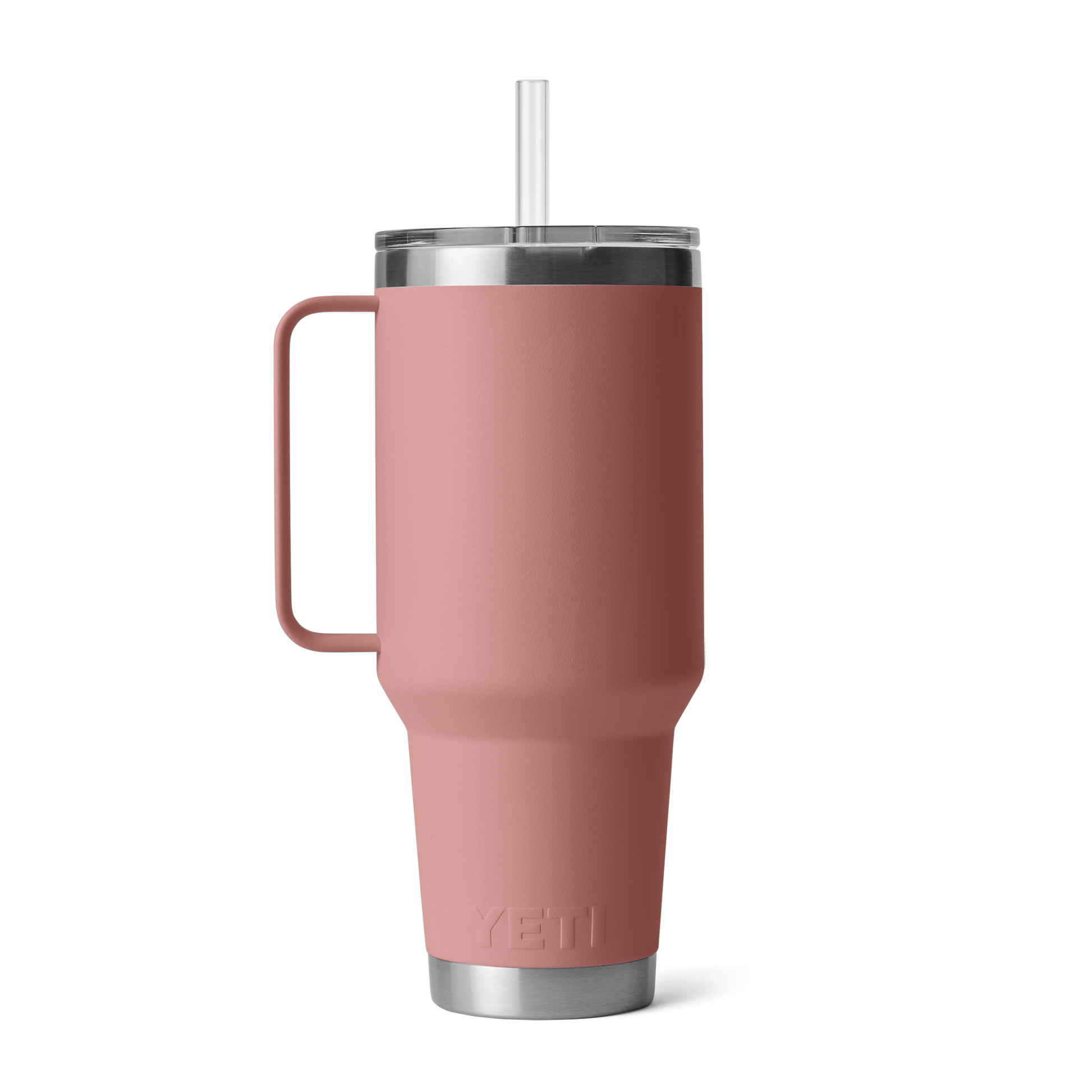 YETI Rambler® Mok Van 42 oz (1242 ml) Met Rietjesdeksel Sandstone Pink