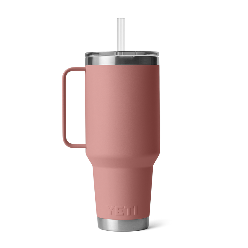 YETI Rambler® Mok Van 42 oz (1242 ml) Met Rietjesdeksel Sandstone Pink