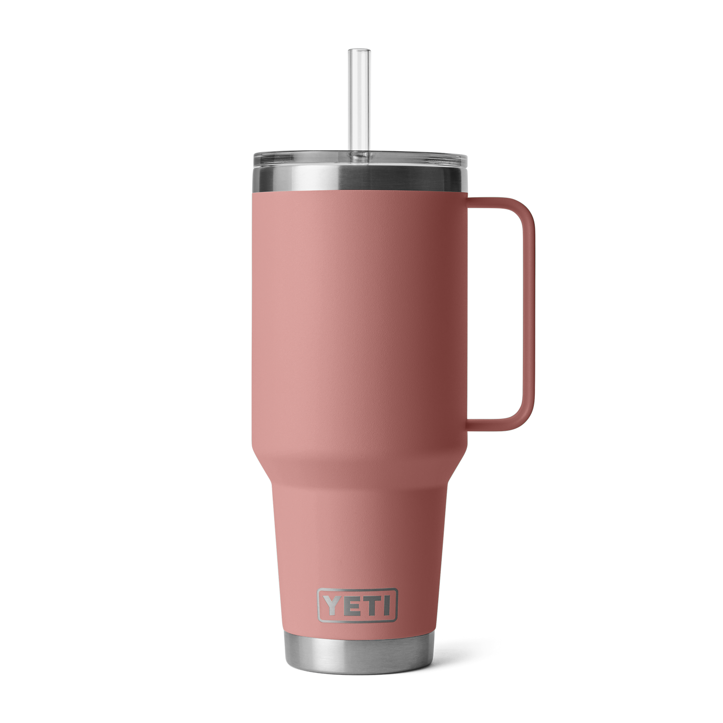 YETI Rambler® Mok Van 42 oz (1242 ml) Met Rietjesdeksel Sandstone Pink