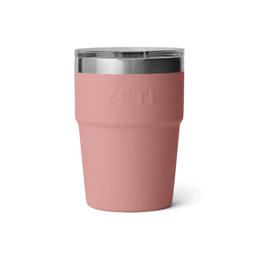 YETI Rambler® Stapelbare beker van 16 oz (473 ml) Sandstone Pink