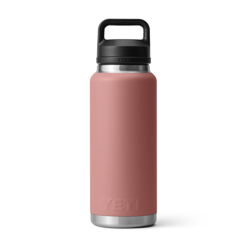 YETI Rambler® 36 oz Fles van 1065 ml met Chug Cap Sandstone Pink