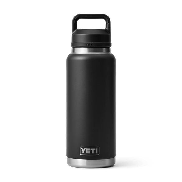 YETI Rambler® 36 oz Fles van 1065 ml met Chug Cap Zwart