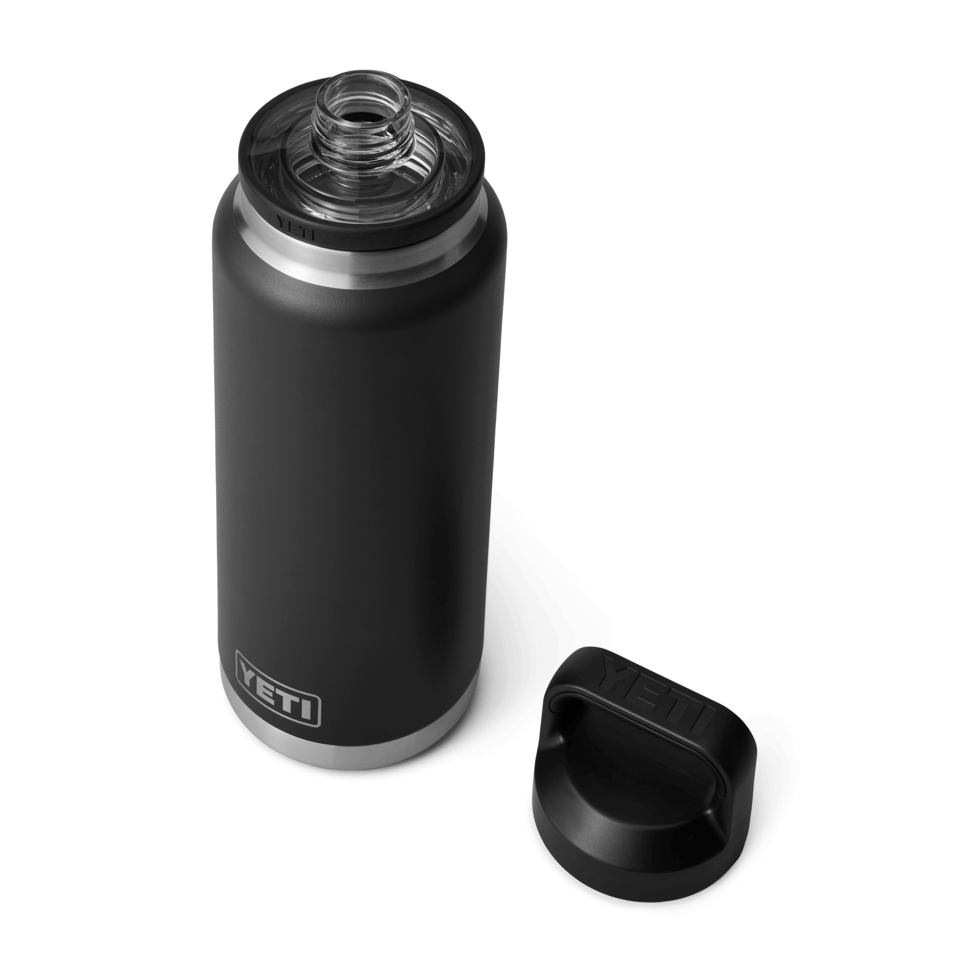 YETI Rambler® 26 oz Fles van 760 ml met Chug Cap Zwart