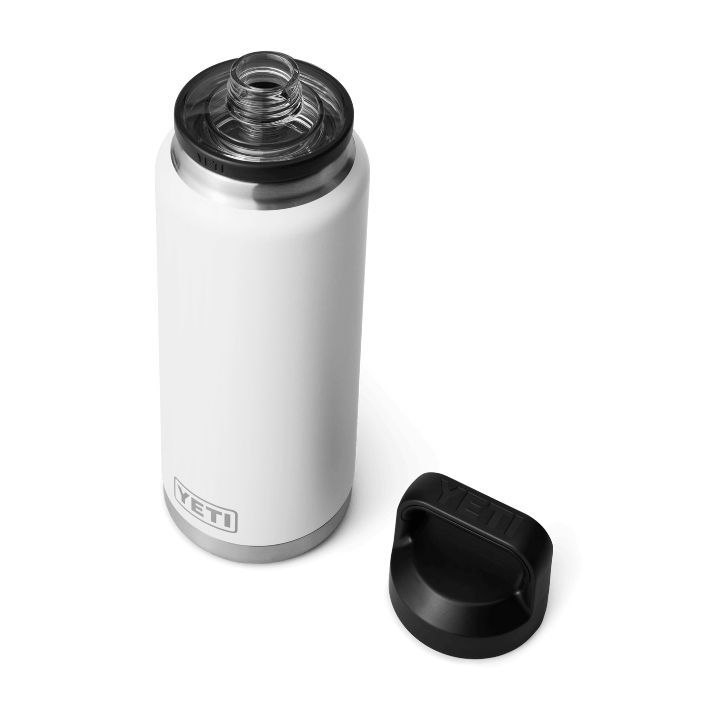 YETI Rambler® 36 oz Fles van 1065 ml met Chug Cap Wit