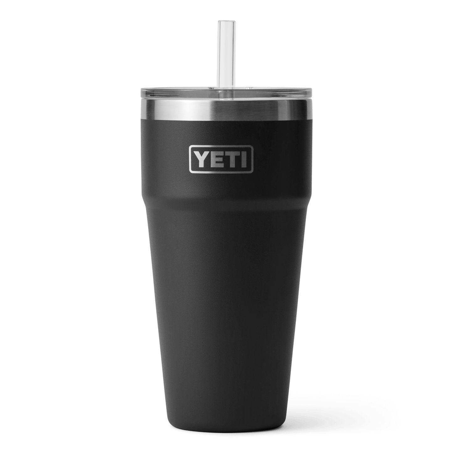 YETI Rambler® 26 oz Beker van 760 ml met rietje Zwart