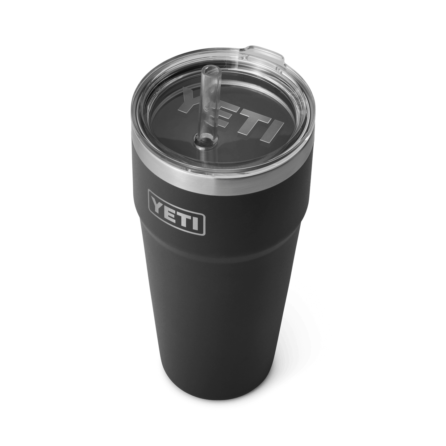 YETI Rambler® 26 oz Beker van 760 ml met rietje Zwart