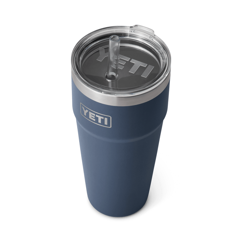 YETI Rambler® 26 oz Beker van 760 ml met rietje Navy