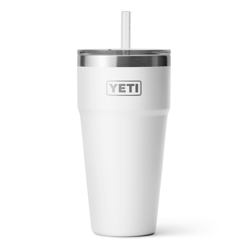 YETI Rambler® 26 oz Beker van 760 ml met rietje Wit