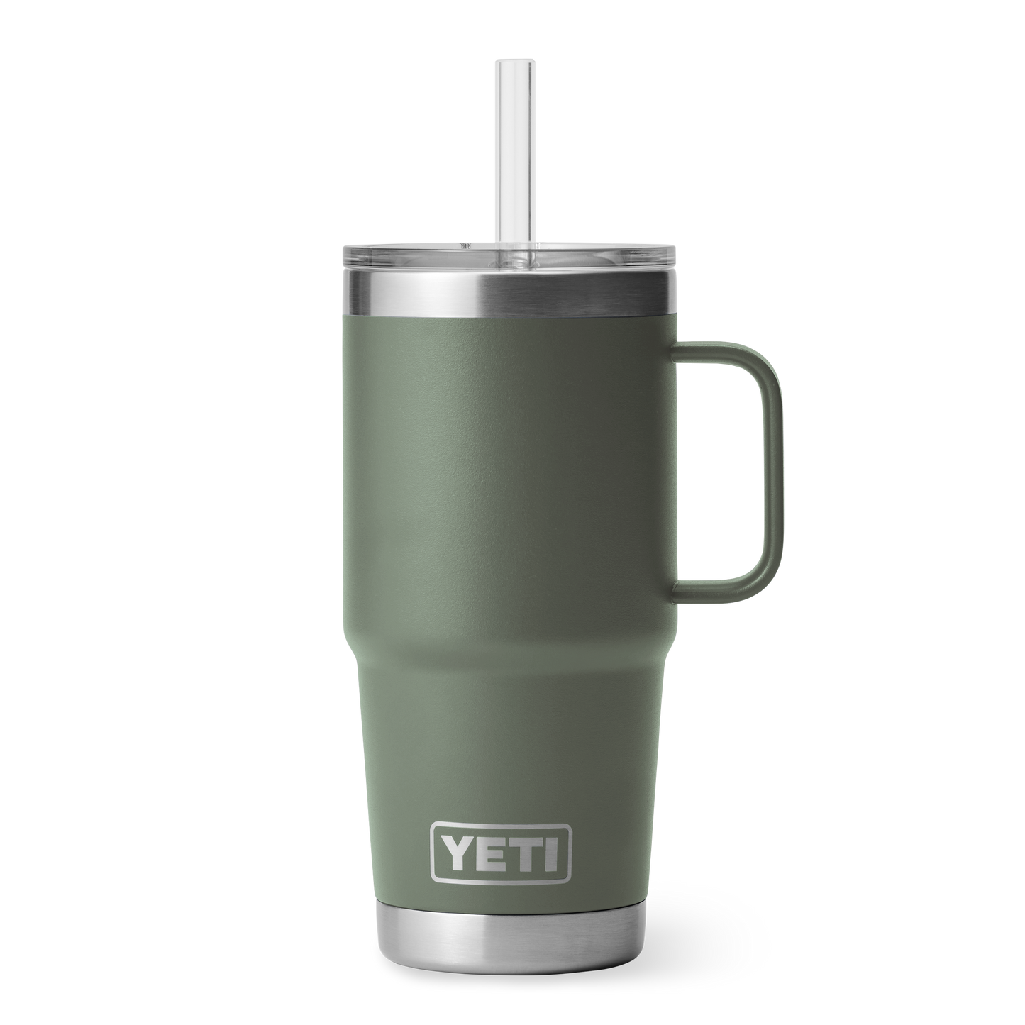 YETI Rambler® Mok Van 25 oz (710 ml) Met Rietjesdeksel Camp Green