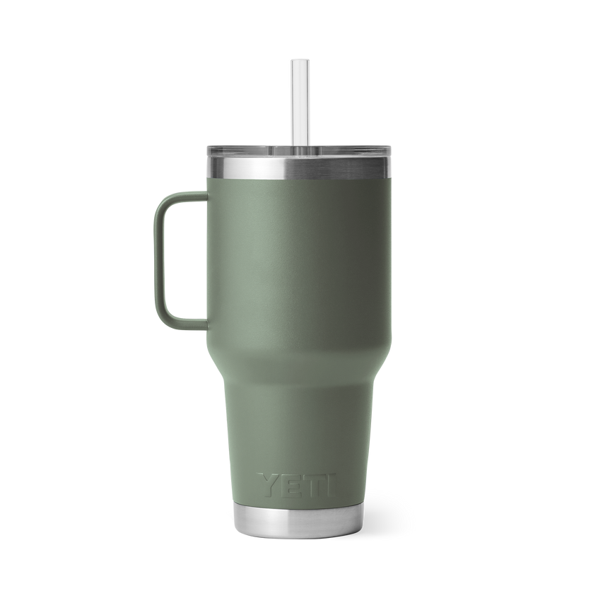 YETI Rambler® Mok Van 35 oz (994 ml) Met Rietjesdeksel Camp Green