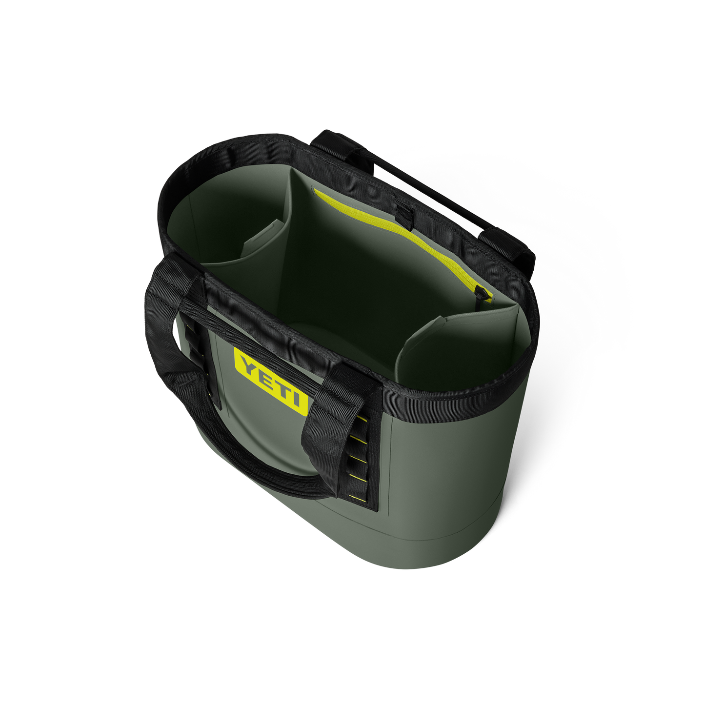 YETI Camino® 35 Carryall Tote Bag Camp Green / Firefly Yellow