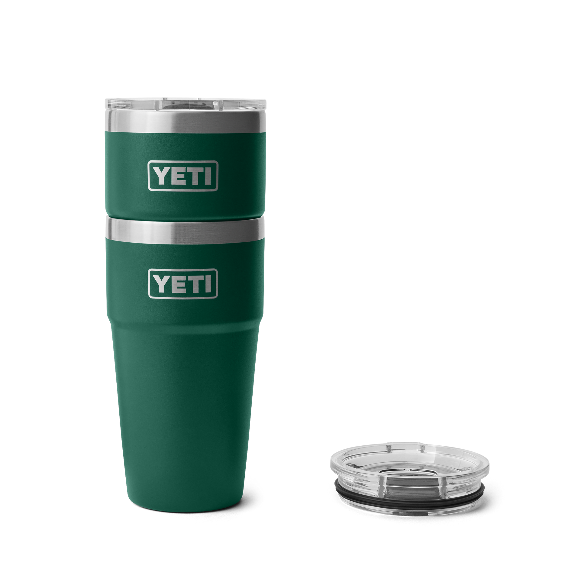 YETI Rambler® Stapelbare beker van 20 oz (591 ml) Black Forest Green