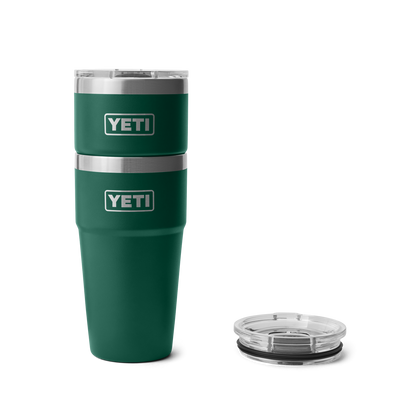 YETI Rambler® Stapelbare beker van 20 oz (591 ml) Black Forest Green