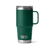 YETI Rambler® 20 oz (591 ml) Travel Mug Black Forest Green
