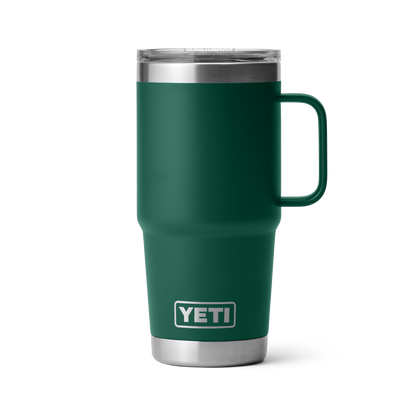 YETI Rambler® 20 oz (591 ml) Travel Mug Black Forest Green