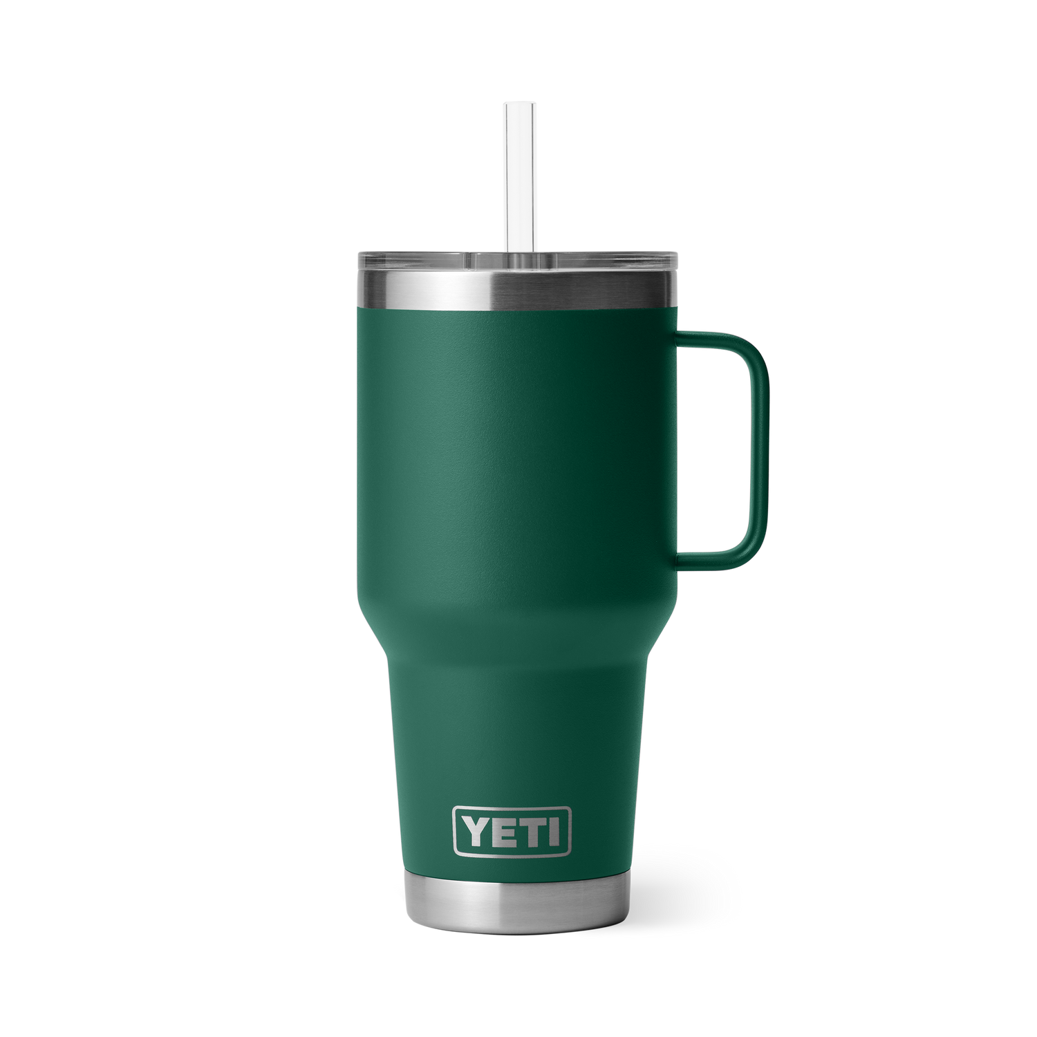 YETI Rambler® 35 oz (1 l) Straw Mug Black Forest Green
