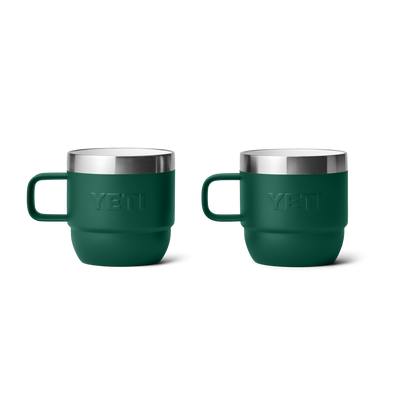 YETI Rambler® 6 oz (177 ml) stapelbare mokken Black Forest Green