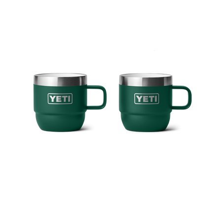 YETI Rambler® 6 oz (177 ml) stapelbare mokken Black Forest Green