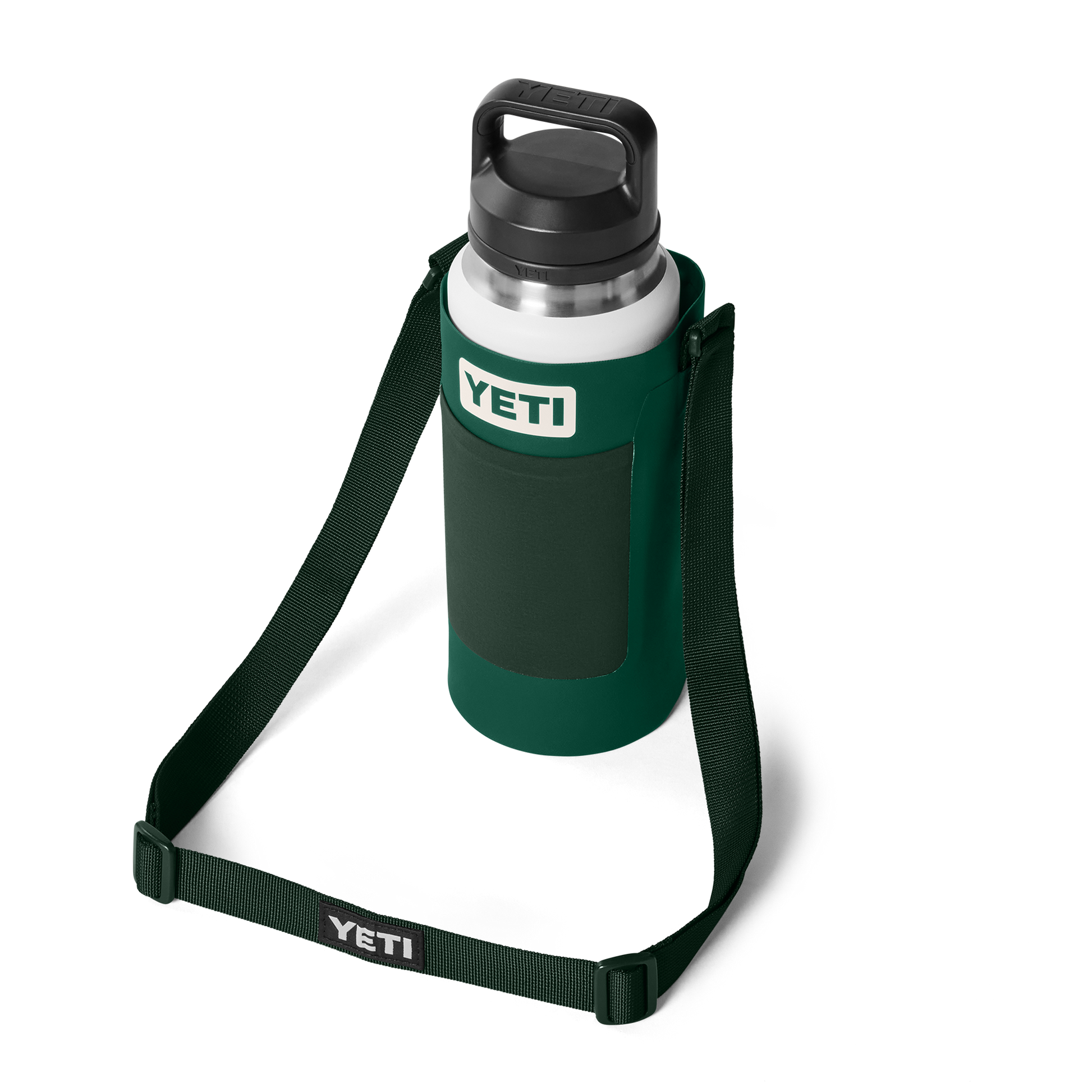 YETI Rambler® Bottle Sling Groot Black Forest Green