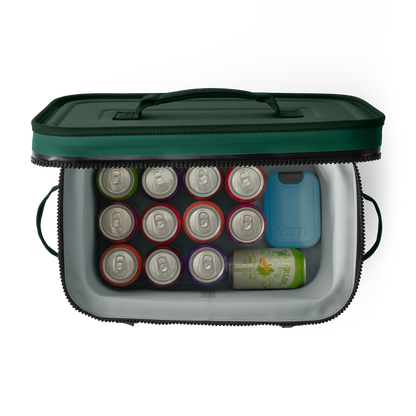 YETI Hopper Flip® 18 Soft Cooler Black Forest Green