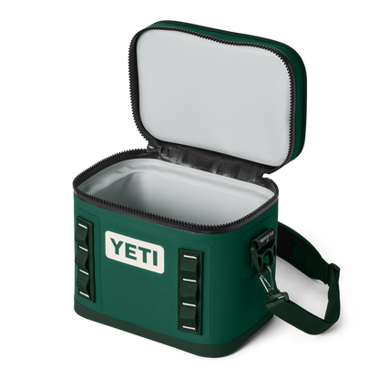 YETI Hopper Flip® 8 Soft Cooler Black Forest Green