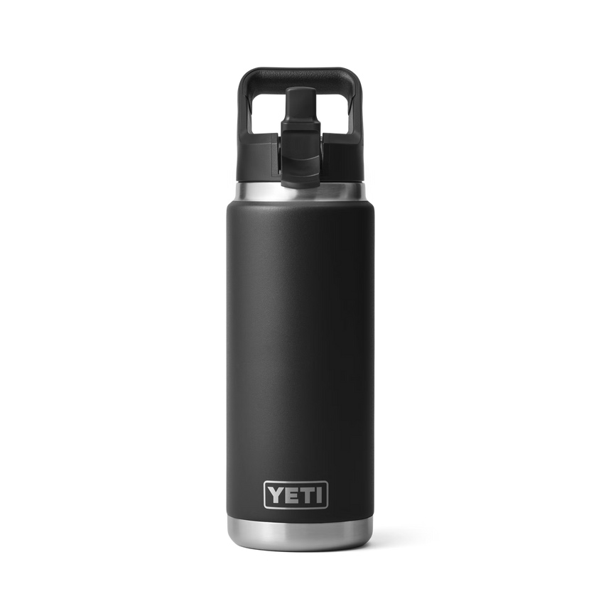 YETI Rambler® 26 oz (739 ml) Beker Met Rietjesdeksel Zwart