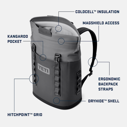 YETI Hopper® M12 Soft Backpack Cooler Navy
